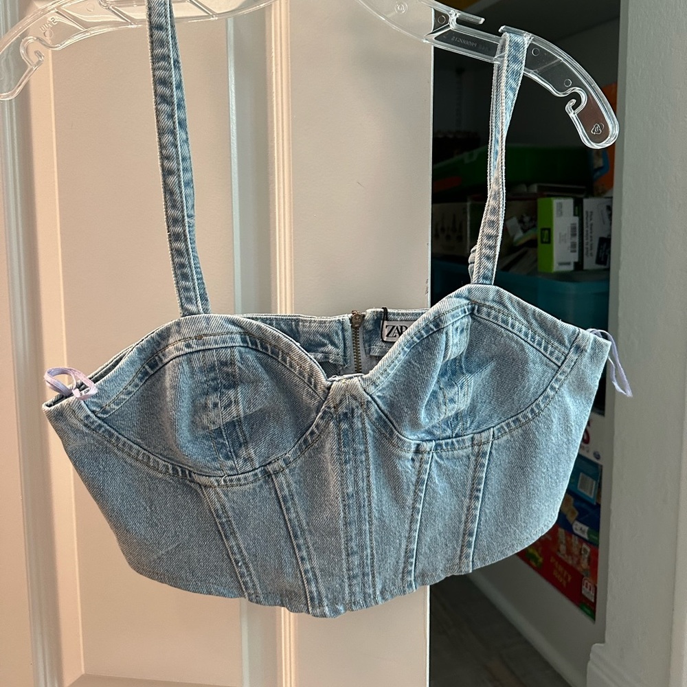 Zara Denium Top